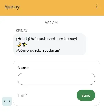 Atención al cliente de Spinay Casino