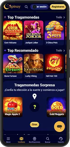 Features of the Spinay Casino app